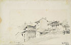 EUGENIO GIGNOUS, Ponte di Nassa, black chalk